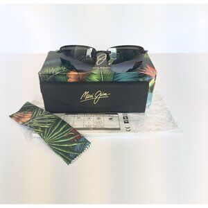 Maui Jim Ho‘okipa Sport MJ-407-02 Gloss Black PolarizedPlus2 Sunglasses New